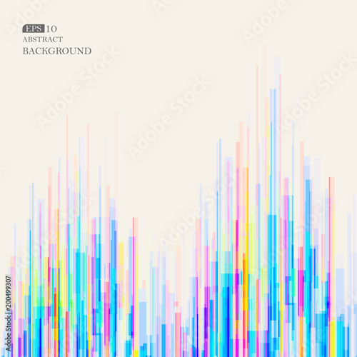 Abstract vertical colorful geometric lines background. Illustration vector eps10