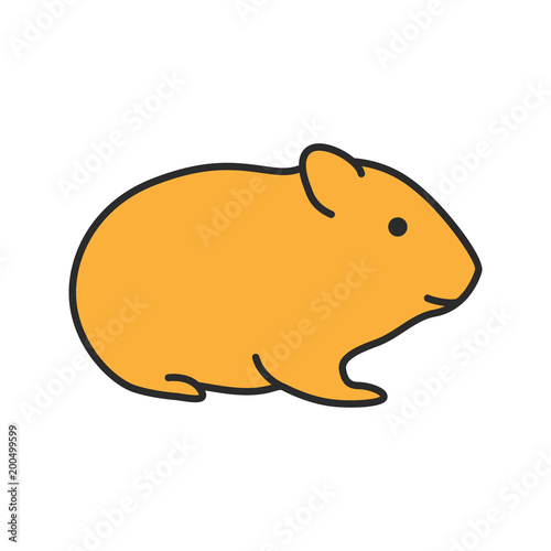 Hamster color icon