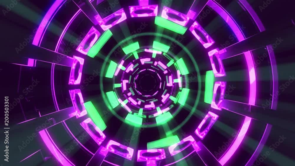 Flight in out through block neon lights abstract cyber tunnel motion graphics animation background loop new quality retro futuristic vintage style cool nice beautiful video footage Flight in out through block neon lights abstract cyber tunnel motion graphics animation background loop new quality retro futuristic vintage style cool nice beautiful video footage