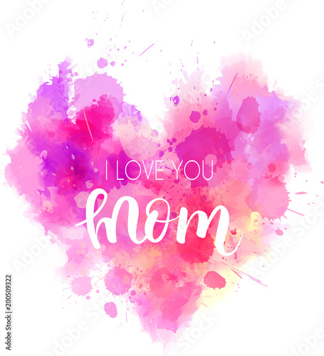 I love you mom heart