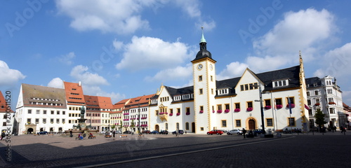 Freiberg, Obermarkt fmit Rathaus photo