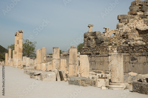 the ancient Roman city of Ephesus