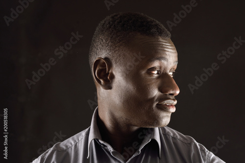 portrait of african man