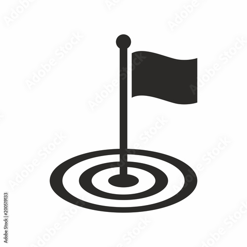 Flag. Vector icon.