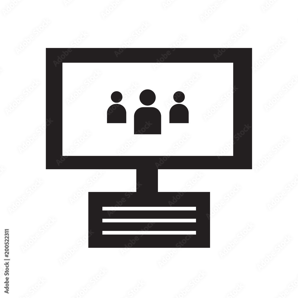 Laptop icon isolated on white background Laptop icon isolated on white background
