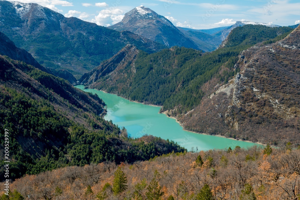 Stausee Lac de Chaudanne Alpes-de-Haute-Provence