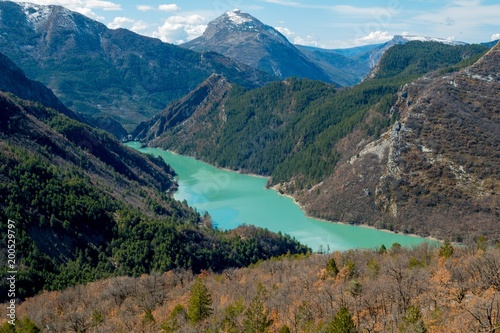 Stausee Lac de Chaudanne Alpes-de-Haute-Provence