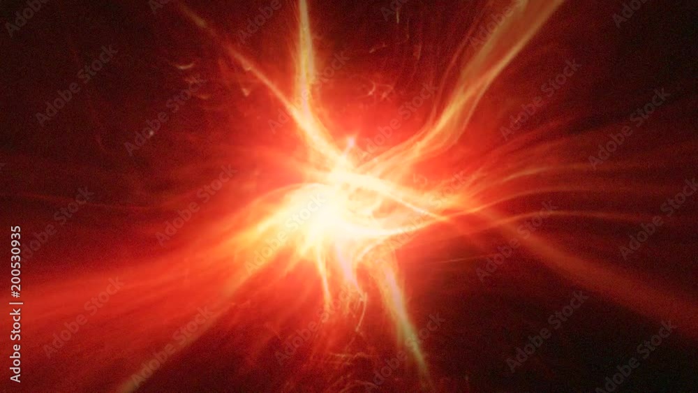 Red glowing plasma field animation. Loop.