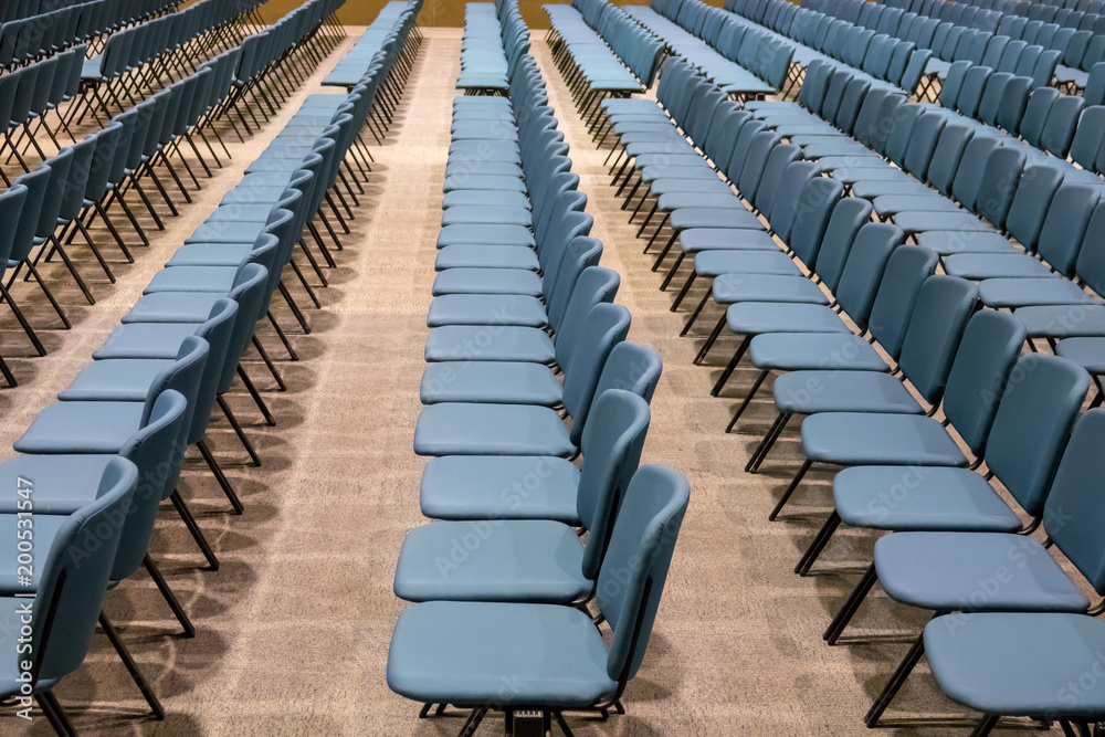 Fototapeta premium Conference chair pattern background