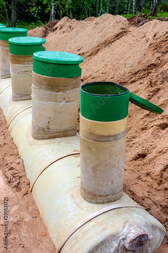 Wallpaper Mural Underground tanks at the construction site of an apartment building
 Torontodigital.ca