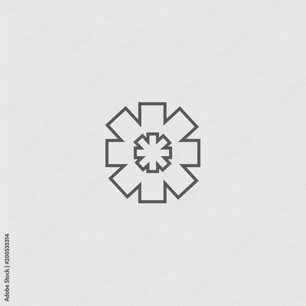settings icon isolated on white background settings icon isolated on white background
