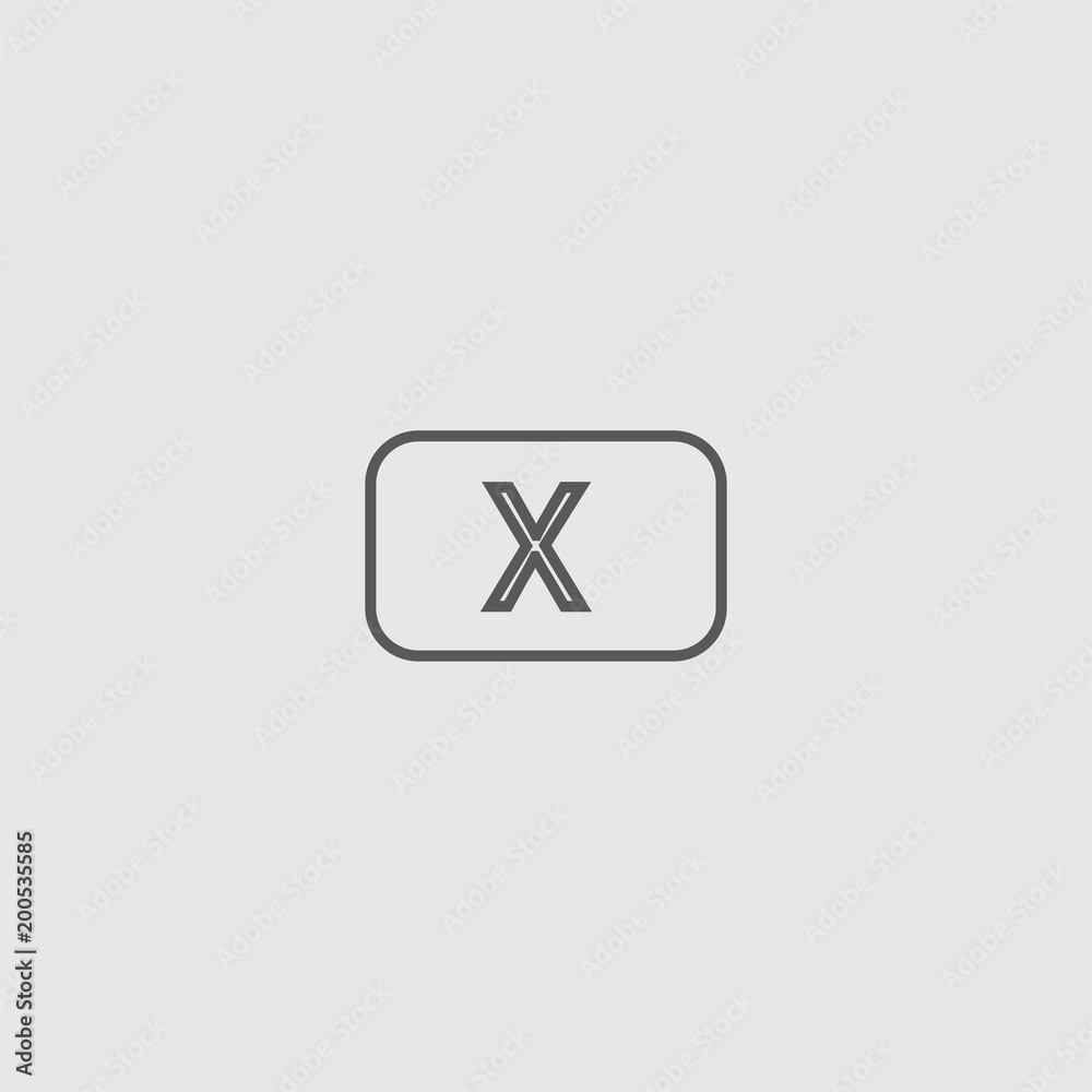close x icon isolated on white background close x icon isolated on white background