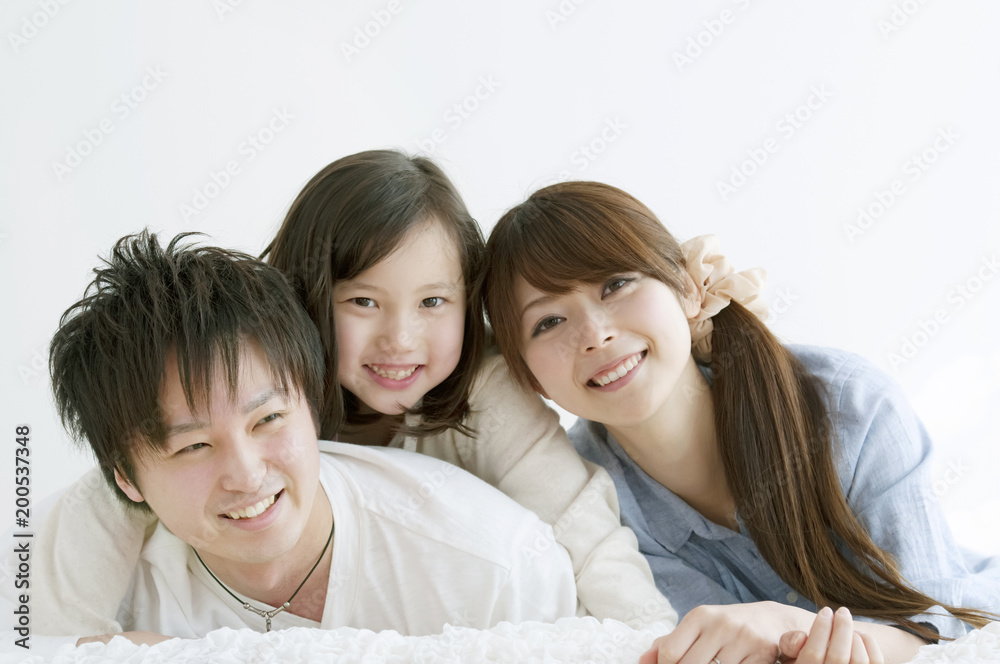 寄り添う親子 寄り添う親子