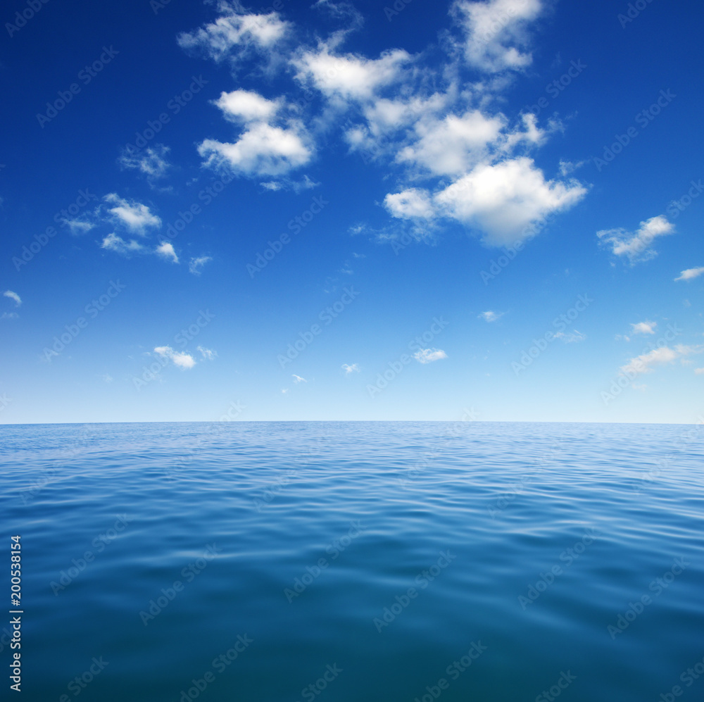 Obraz premium Blue sea water surface