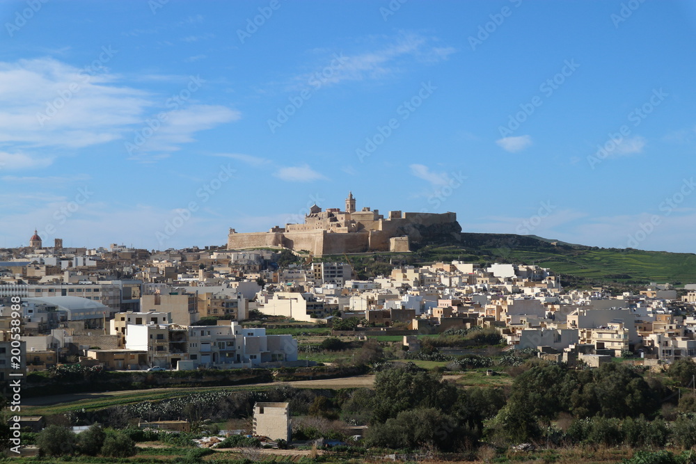 The citadella of Victoria (Rabat), Gozo, Malta