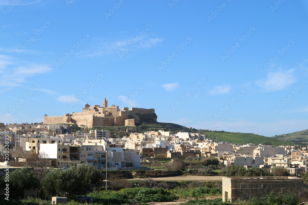 The citadella of Victoria (Rabat), Gozo, Malta