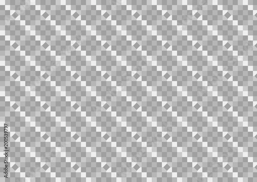 灰色の四角の幾何学模様パターン