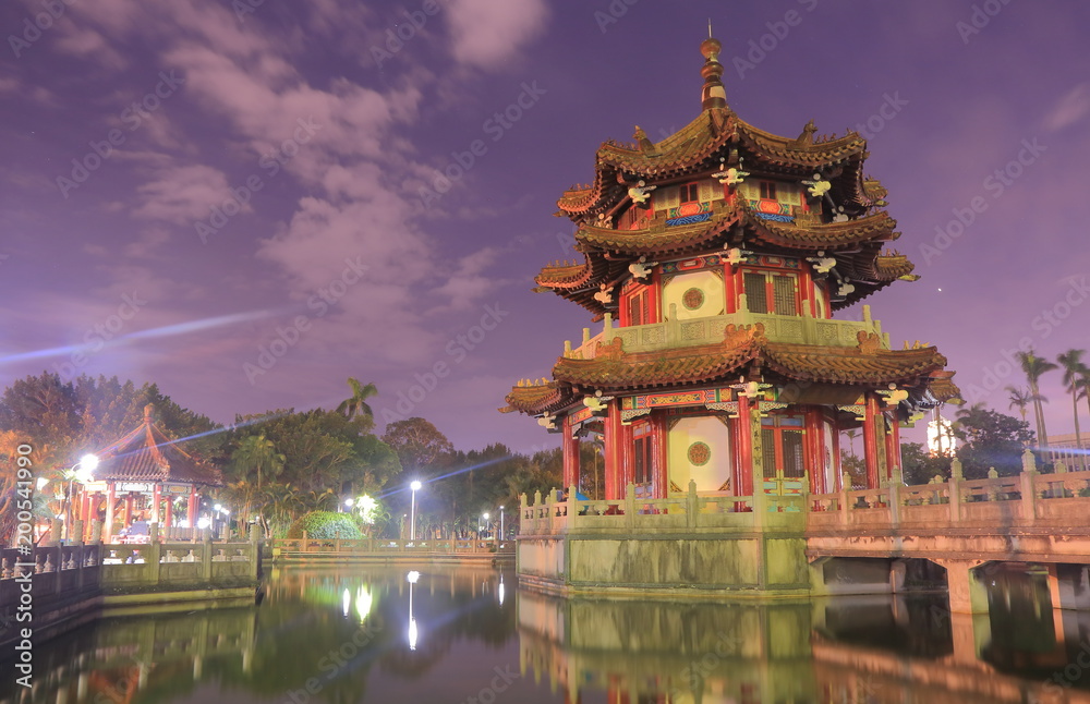 Traditional pavilion at 228 Peace Park in Taipei Taiwan. Traditional pavilion at 228 Peace Park in Taipei Taiwan.