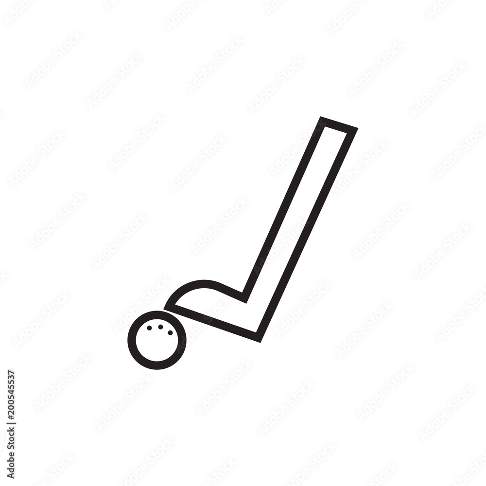 hockey icon isolated on white background hockey icon isolated on white background