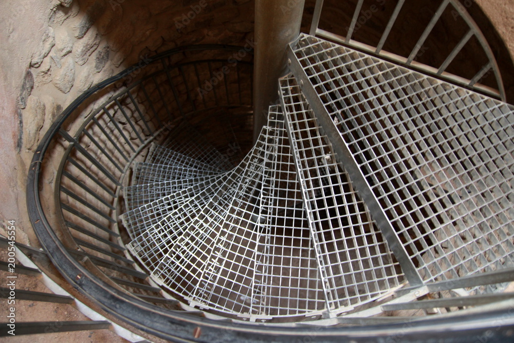 Obraz premium ESCALIER EN ACIER