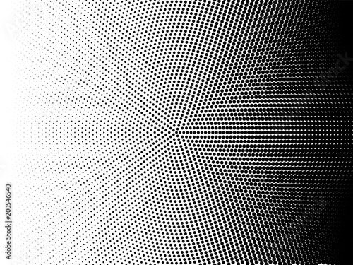 Radial halftone pattern tex...