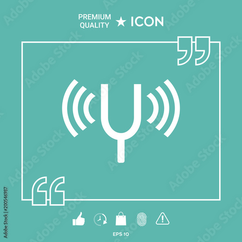 Tuning fork icon
