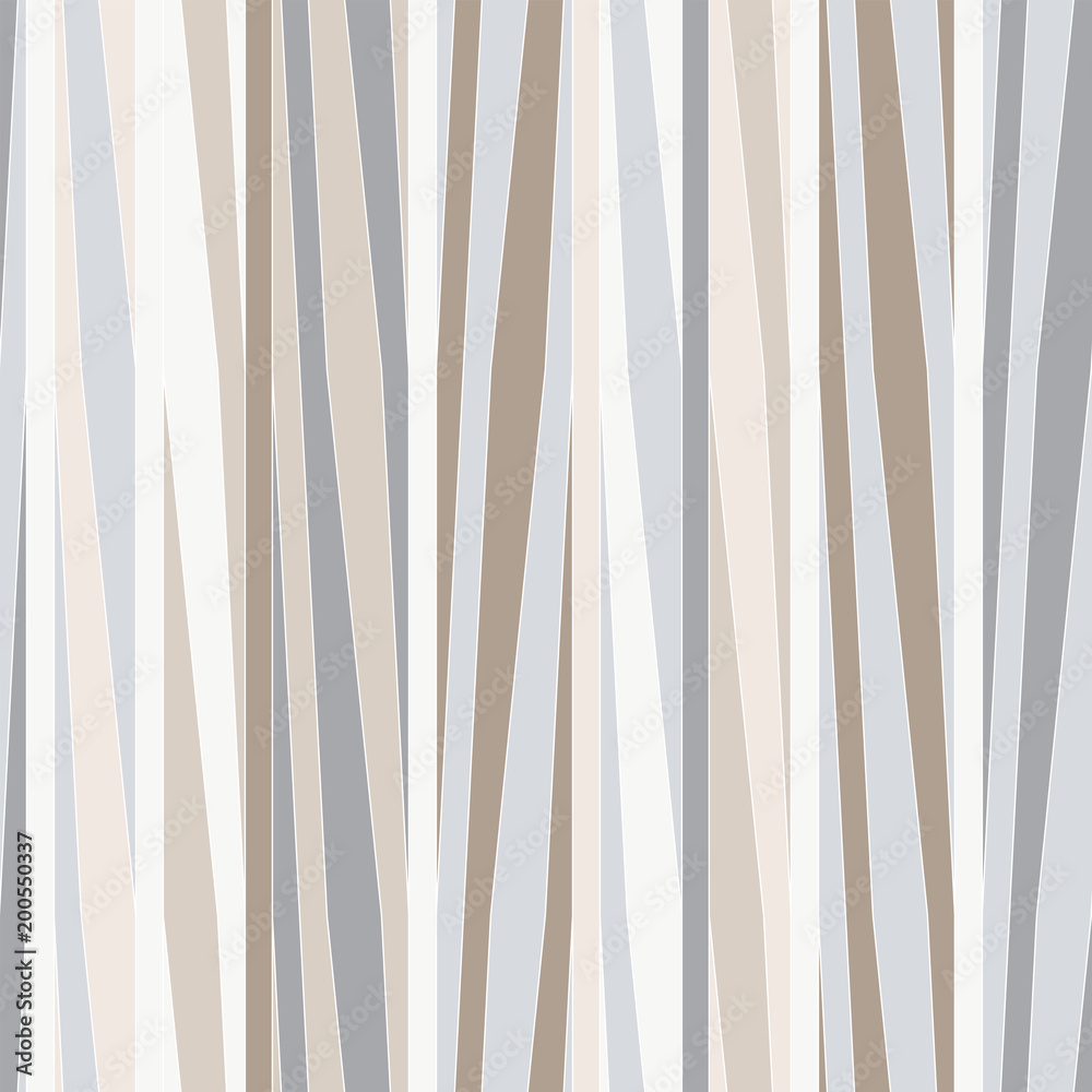 Obraz premium Irregular stripes seamless pattern. Repeating vector texture in nuance colors. pastel background