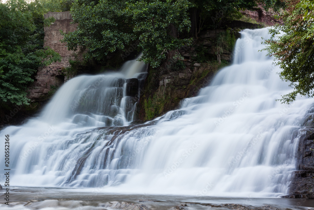 Waterfall Chervonograd in Ternopil region, Ukraine Waterfall Chervonograd in Ternopil region, Ukraine
