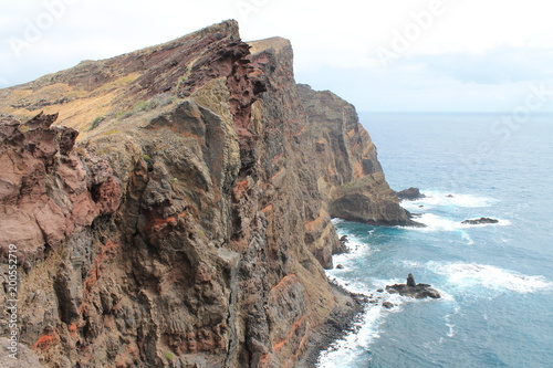 Falaises sur la pointe de Sao Lourenço, Madère