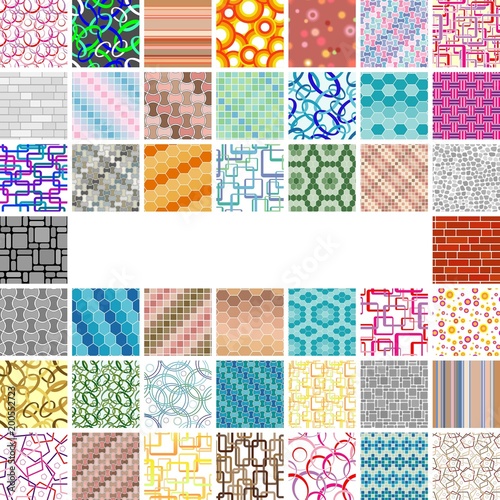 many seamless patterns