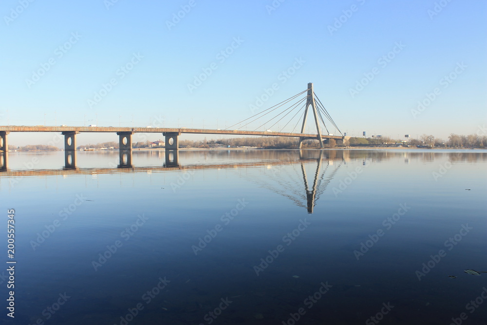 Fototapeta premium North Bridge in Kiev