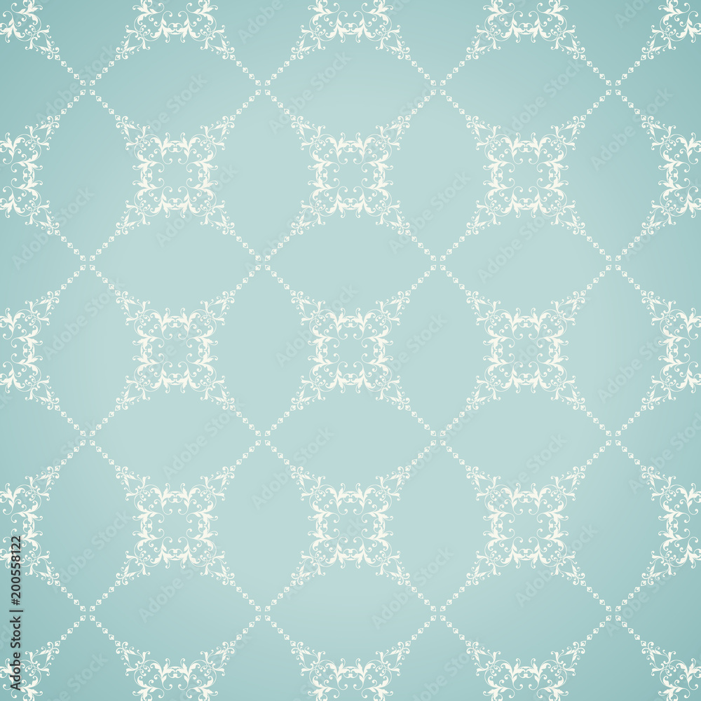 Fototapeta premium Abstract geometric pattern. Ornamental seamless background with pattern.