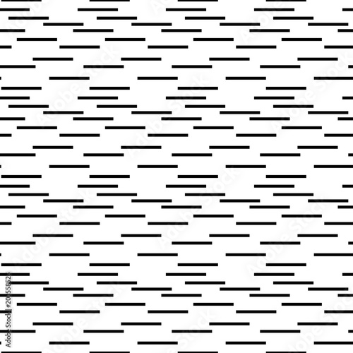 Geometric, abstract seamless pattern. Black stripes on a white background.Texture for fabric and backgrounds .Vector illustration.