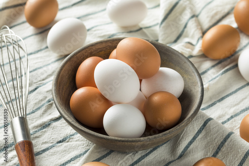 Cage Free Organic White and Brown Eggs