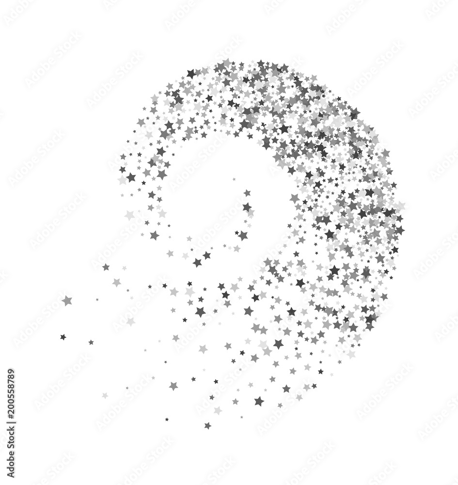 Stars twisted in swirl or vortex Stars twisted in swirl or vortex