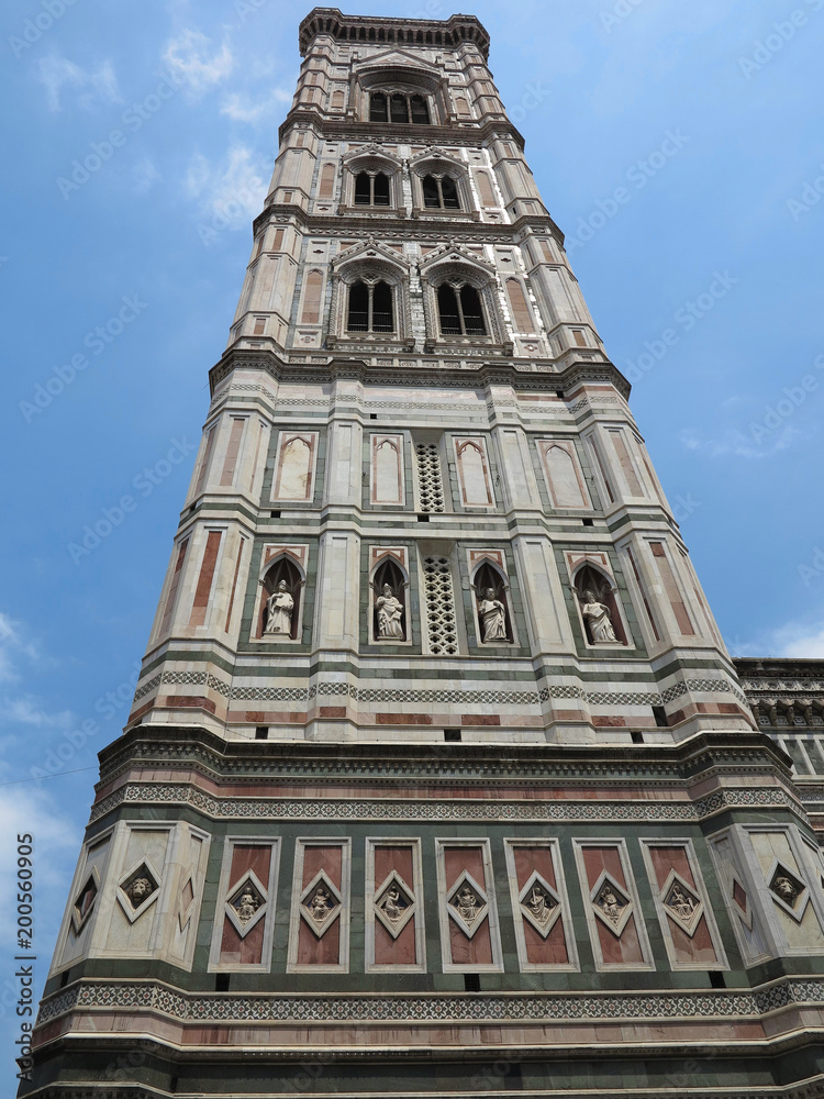 Italy, Toscana, Florence.Piazza del Duomo and Cathedral Santa Maria del Fiore tower Italy, Toscana, Florence.Piazza del Duomo and Cathedral Santa Maria del Fiore tower