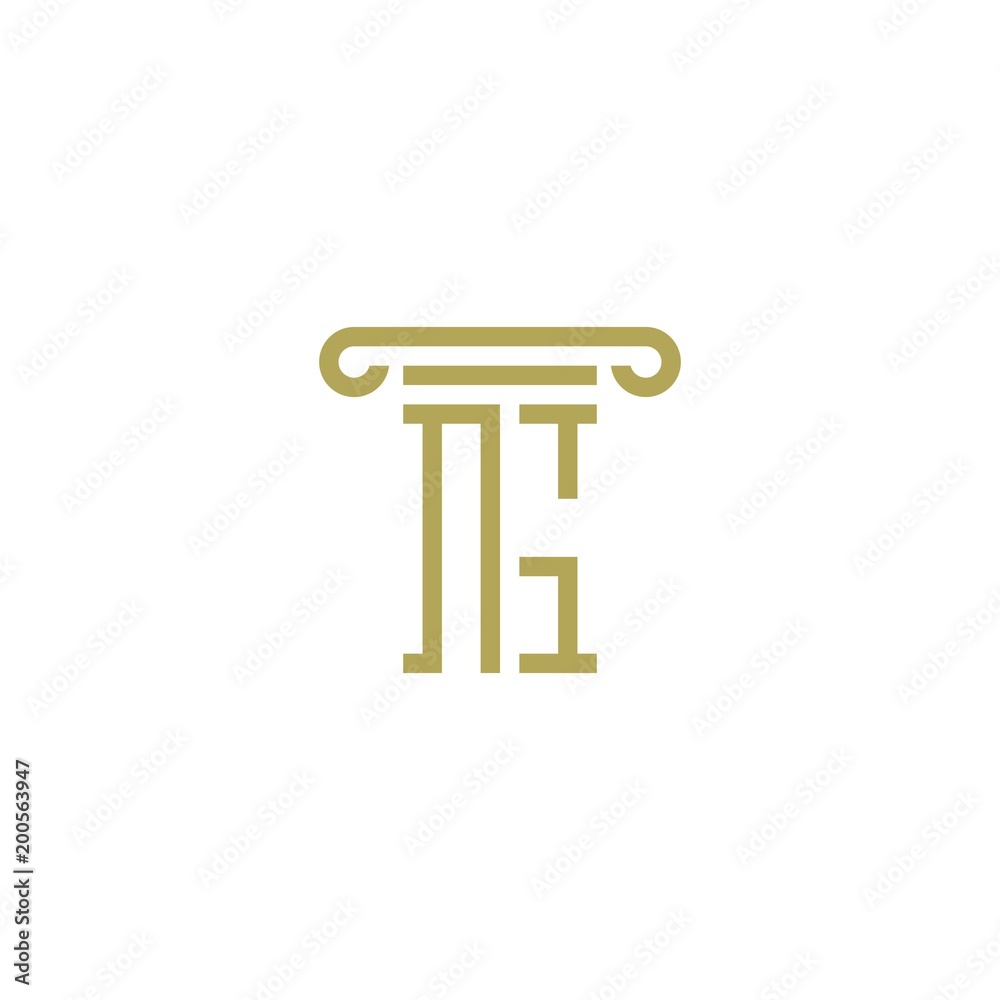 Law logo initials G Law logo initials G