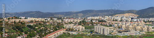 Wide panorama of Beit Shemesh