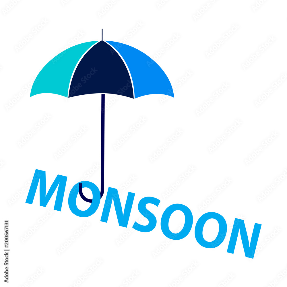 Abstract monsoon background