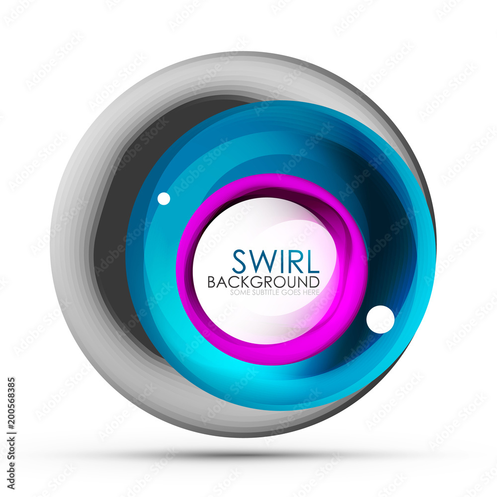 Spiral swirl flowing lines 3d vector abstract digital motion background design. Rotating concept Spiral swirl flowing lines 3d vector abstract digital motion background design. Rotating concept