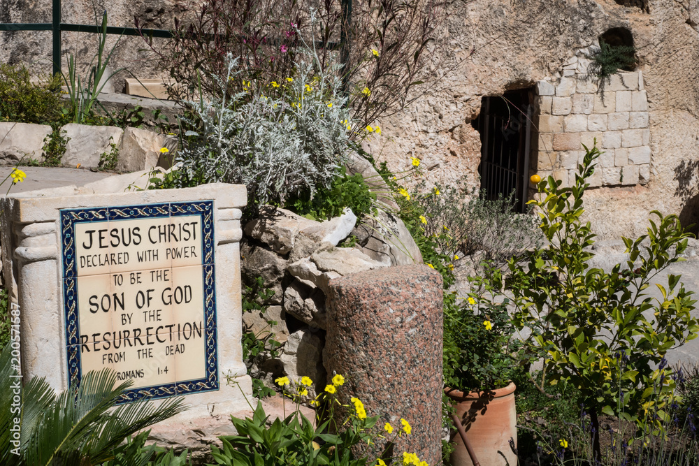 Fototapeta premium The Garden Tomb of Jerusalem