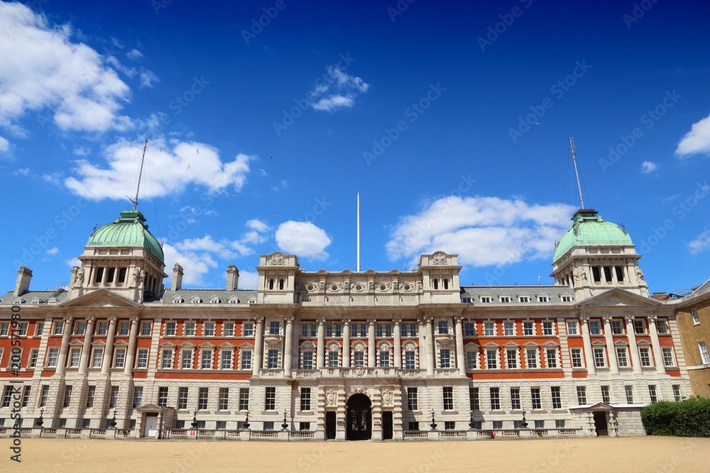 Fototapeta premium London Admiralty building architecture. Department for Business and Trade of the Government of the United Kingdom.
