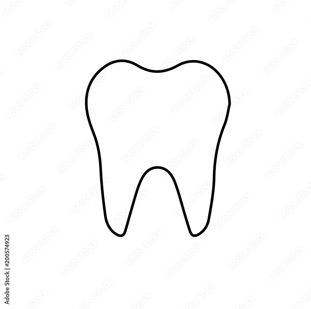 tooth icon. vector illustration tooth icon. vector illustration