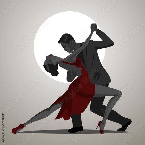 couple and tango dance photo