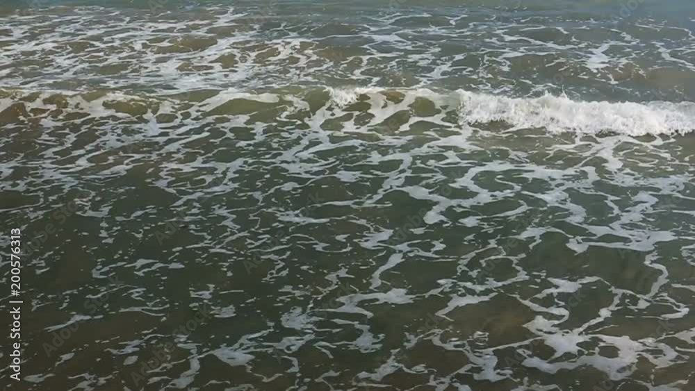 Seashore landscape, Sri Lanka. Beautiful Sea view as seen from the beach, seashore.