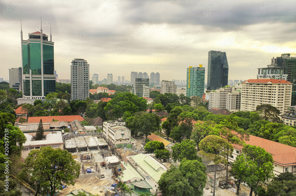 Fototapeta premium ho chi minh city vietnam