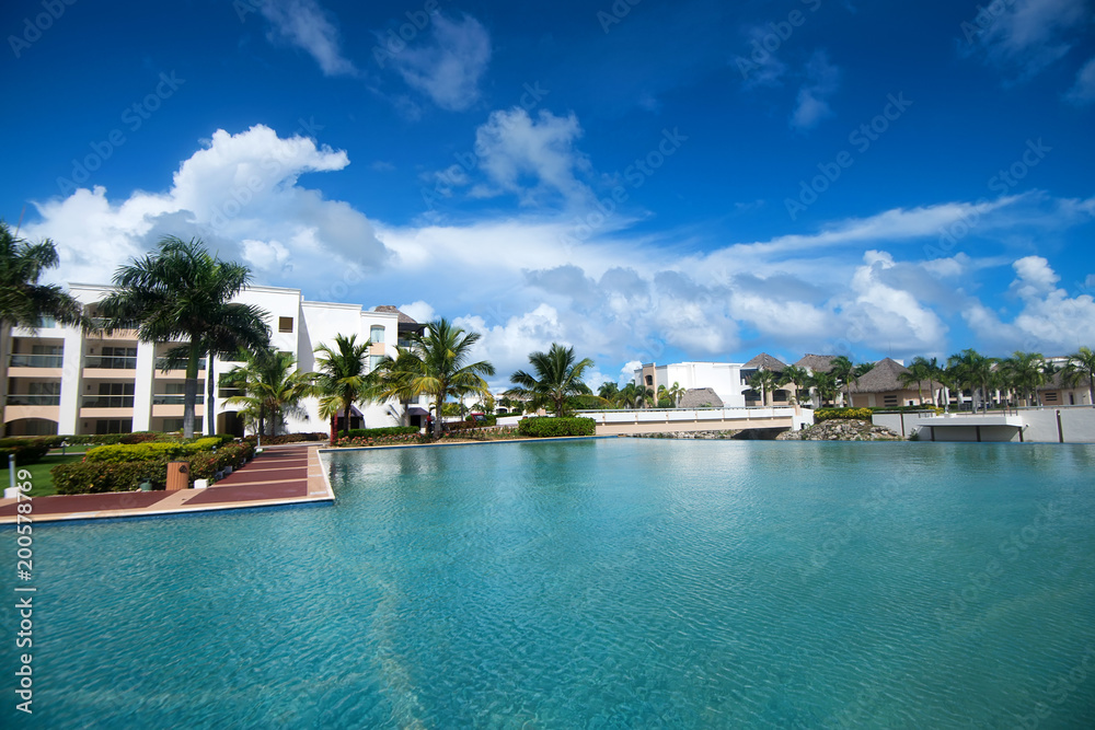Luxury tropical hotel in Dominican Republic
