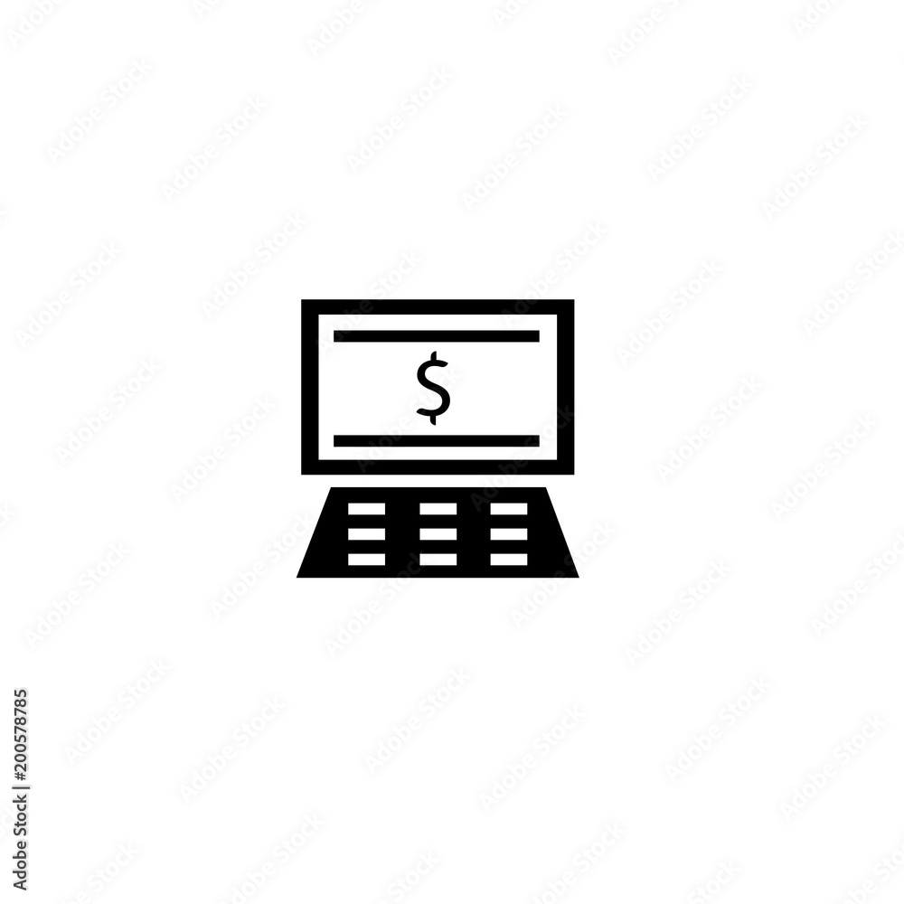 Pay per click icon isolated on white background Pay per click icon isolated on white background