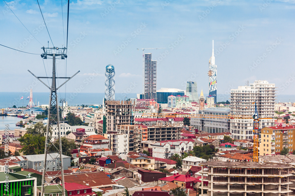 Naklejka premium Batumi aerial view