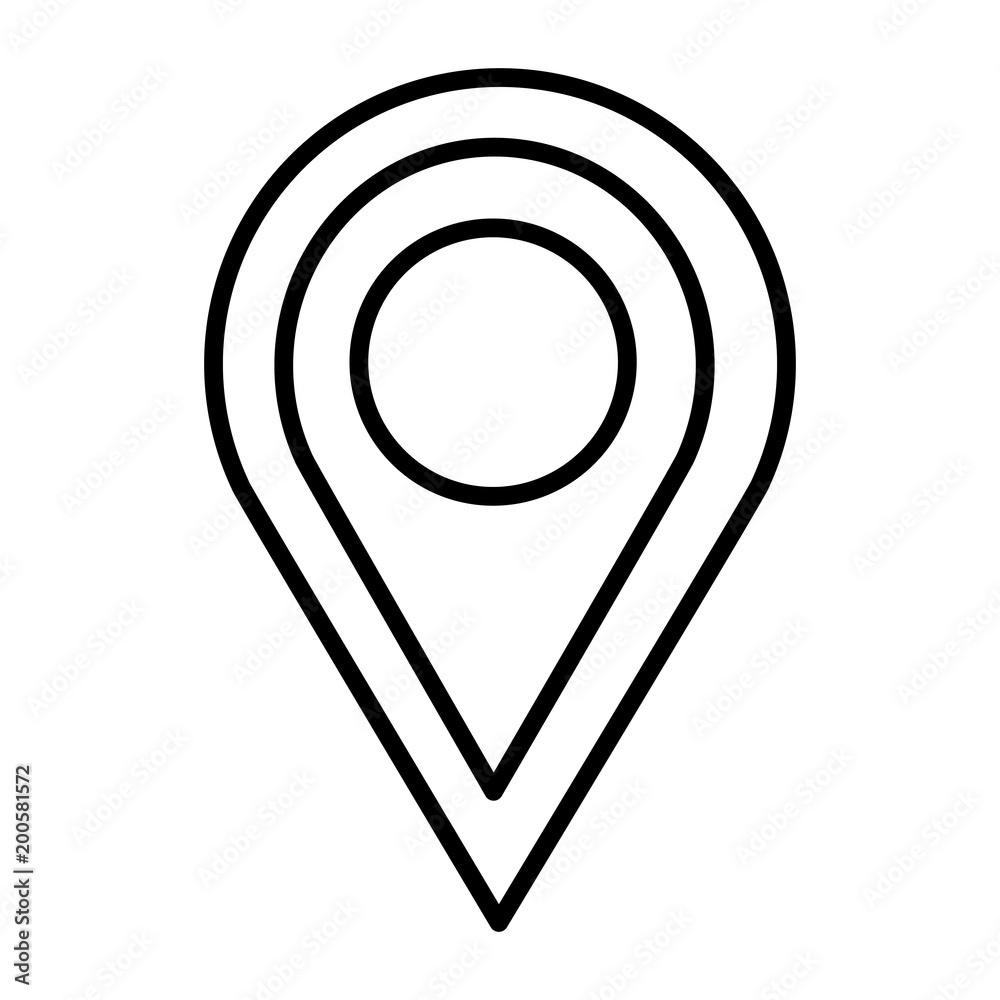 pin pointer location icon vector illustration design pin pointer location icon vector illustration design